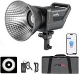 SmallRig RC 220D 220W LED Video Light 98700 LUX @3.3ft 5600K Continuous Output Light with CRI 95+, TLCI 96+, w/Bowens Mount, Manual and App Control Remotely Professional Studio Spotlight