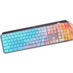 Colorful Keyboard Cover for Logitech MX Keys S Wireless Keyboard/Logitech MX Keys Advanced Wireless Keyboard/Logitech Craft Keyboard Ultra Thin Silicone Keyboard Protective Accessories Cover Skin