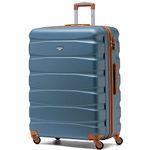 Flight Knight Lightweight 4 Wheel ABS Hard Case Extra Large Suitcase Approved for Over 100 Airlines Including easyJet, British Airways, Ryanair, Jet2, Emirates & Many More - Check-in Large Size 29"