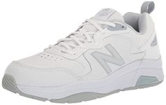 New Balance Women's 857 V3 Casual Comfort Cross Trainer, White/Cyclone, 4 UK