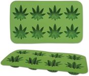 Beistle Marijuana Leaf Ice Cube Mold Silicone 8 Tray