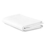 Lancashire Bedding Pure Cotton Crisp White Cooling Flat Sheet Moisture Wicking Temperature Regulating Ideal for Summer Nights to stay cool (Double, 229cm x 224cm)