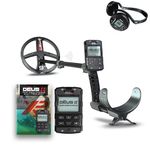 XP Metal Detector Deus II - Waterproof and Multi Frequency, Ideal for Treasure and relic Hunting - with 9" FMF Coil, Remote Control, WS6 Wireless Headphones & S-Telescopic stem (DEUS2-22FMFRCWS6EA)