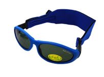 Baby Wrapz Sunglasses | 100% UVA/B/C Protection | A-grade impact resistant polycarbonate (PC) lenses | Sun glare protection and clarity with no colour distortion (Blue)