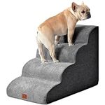 EHEYCIGA Curved Dog Stairs for High