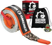 GearAmerica Tow Strap 3"x8' Heavy Duty Tree Saver Winch Strap 35,053 lbs Break Strength Tow Rope Recovery Straps Offroad – Weather Resistant Recovery Rope + Triple Reinforced Loops Towing Strap (Camo)