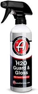 Adam’s H2O Guard & Gloss (16oz) - Car Detailing Hybrid Top Coat Silica Sealant, Car Wax & Polish Quick Detailer | After Car Wash Seals, Shines, and Protects All Exterior Surfaces