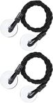 Suction Cups Clothes Drying Rope,2PCS Clothes Line with Suction Cup,Travel Clotheslines with Hooks and Suction Cup,Retractable Clothesline Clothesline with Suction Cup,Suction Cup Clothes Drying Rope