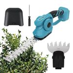 Cordless Hedge Trimmer for Makita 18V Battery - 2 in 1 Electric Hedge Trimmer Cordless Grass Trimmer, Bush Trimmer & Grass Shears for Yard Lawn, Backyard, Garden (Bare Tool)