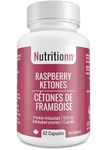 Raspberry Ketones by Nutritionn - 600 mg Capsules - Premium, 100% Pure and Natural Health Supplement