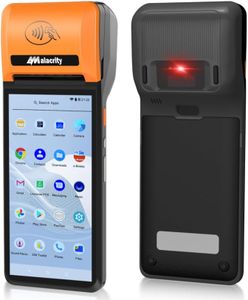 Alacrity Handheld Mobile POS PDA Terminal, 1D 2D Scan Module, 58mm Receipt Printer, Android 12, 5.9" Touch Screen Supports 4G WiFi Bluetooth, Perfect to Manage Queues, Online, Mobile & Takeaway Orders