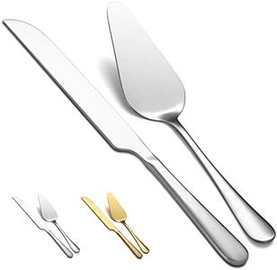 Kyraton Juego de Cuchillo Y Servidor Para Pastel de Boda, conjunto de corte de pastel de acero inoxidable para boda incluyen cortador de pastel y servidor de pasteles perfecto para boda, Navidad