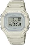 Casio Unisex's Digital Quartz Watch with Plastic Strap W-218HC-8AVEF