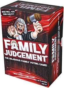 Family Judgement - The Hilarious Family Voting Board Game! Great Family Board Games for Kids & Adults
