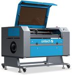 OMTech 100W CO2 Laser Engraver with LightBurn, 20x28 Inch Laser Engraving Cutting Machine with 4 Way Pass Through Air Assist Water Pump Wheels, Industrial Laser Cutter for Wood Glass Acrylic More