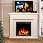 R.W.FLAME 43” Corner Electric Firep