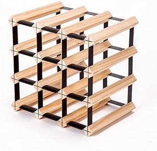 Home Ready 12 Bottle Timber Wine Rack