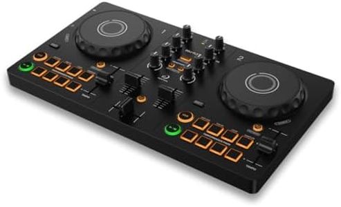AlphaTheta DDJ-FLX2 Beginner DJ Controller for Phone, Tablet & PC