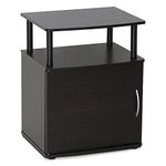 Furinno 15114BKW Jaya End Table, One, Black Wood