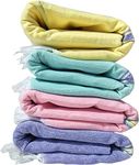 Fancyadda Cotton Bath Towel Combo 300 GSM (Set of 4, Multicolor, 85 cm x 175 cm)