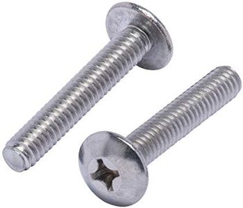 1/4"-20 x 1-1/2" Stainless Phillips Truss Head Machine Screw (25 Pack), Coarse Thread, 18-8 (304) Stainless Steel by Bolt Dropper