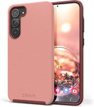 Crave Dual Guard for Samsung Galaxy S23 Plus Case, Shockproof Protection Dual Layer Case for Samsung Galaxy S23 Plus - Blush