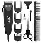 WAHL GroomEase 100 Series Clipper, Head Shaver, Hair Clippers for Men, Home Hair Cutting, Men’s Clipper Set, Male Grooming Kit, Mains Powered Clipping, Corded, Multicolor