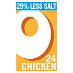 OXO 24 Reduced Salt Big Flavour Chicken Stock Cubes, 142 g (Pack of 1)