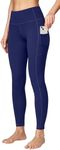 Ewedoos Women's Yoga Pants with Pockets Leggings for Women Tummy Control Workout Leggings for Women Compression Leggings Blue