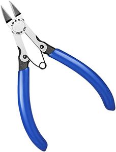 IGAN-330 Flush Cutters, Precision Wire Cutter, Flush Pliers, Wire Snips, Electrical Cutters, Sprue, Side & Small Wire Nippers, Diagonal Cut Snips, Ideal for Electronics & Precision Cutting Needs