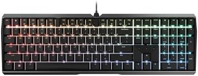 CHERRY MX Board 3.0 S Wired Mechanical Keyboard Aluminum Housing MX Red Silent Switches for Gaming and Office