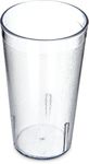 Carlisle FoodService Products Stackable Plastic Stackable Tumbler, Plastic Tumbler for Restaurants, Catering, Kitchens, 12 Ounces, Clear, 24 Count (Pack of 1)