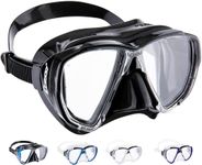 Cressi Big Eyes Scuba Diving and Snorkeling Mask - Black