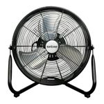 Hurricane 16" Pro Heavy Duty Orbital Floor Fan – 360 Degree Oscillation, Powerful 3-Speed Airflow with Adjustable Tilt for Home, Garage, and Workshop