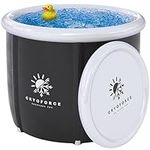 Large Ice Bath for Athletes - Portable Free Standing Cold Plunge Tub for Outdoor Cryotherapy