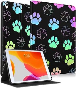 Uppuppy for iPad Air 3rd Generation Case, for Apple iPad Pro 10.5 Inch Case Cute Kids Boys Women Teen Girls Kawaii Paw Print Pretty Unique Design Folio Cover for iPad Air 3 Gen 2019, Pro 10.5 Cases