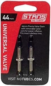 Stans No Tubes 44mm Presta Universal Valve Stem (Carded Pair for Road)