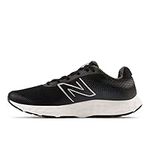 New Balance Men's 520 V8 Running Shoe, Black/White, 11 M