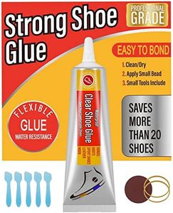 Shoe Glue Sole Repair Adhesive, Evatage Waterproof Shoe Repair Glue Kit with Shoe Fix Glue for Sneakers Boots