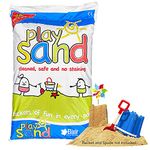 Elixir Gardens Playground Surface Sand 25 kg Bag | 1-40 Bag Quantities Available | Children’s Play Sand, Non Toxic, Natural Washed and Graded | Sandpit/Playpit Sand for Kids | x 4 Bags