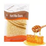 NTEK 1KG Hard Wax Beads | Gentle Hair Removal Wax Beans for Full Body | Brazilian Bikini Face Legs Eyebrow | No Strips Needed | Professional Hard Wax Beads Hair Removal for All Body (honey)