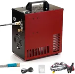 Thunder 4500Psi PCP Air Compressor,Refilling Up to 1.6L,Fast Fill for Airguns or Paintball Tank,Auto Shut Off,Water/Oil Free,Built-in Converter and Cooling Fan,350W Portable Pcp Pump