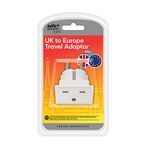 Safe and Sound European Travel Adaptor, Single Socket (full list of countries below)