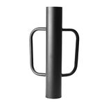 ICokin Fence Post Driver,16.5 Inch T Post Driver,12LB Hand Post Pounder with Handle, Heavy Duty Post Hole Diggers(Black)