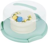 EXTRA LARGE Cake Carrier/Cake Container with Server (Holds up to 12 inch 3-layer cake) Cake Carrier With Lid And Handle /Cake Holder with Lid/Cake Cover Cake Plate Clear Cake Dome Cake Plate With Lid