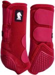 Classic Flexion Legacy2 Support Horse Front Boots Crimson