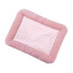 Petvit Dog Bed | Cat Bed | Puppy Bed | Soft Fabric Bed for Dog | Washable Dogs Bed | Anti Slip Design | Heat Absorbent Pad | Large Size Dog Bed | Pink (Medium)