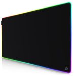 Titanwolf - XXXL RGB Gaming Mouse Mat - 1200 x 600 mm - Mouse Pad - LED multi color - 7 LED colors plus 4 effect modes - for precision and speed - rubberized underside - washable