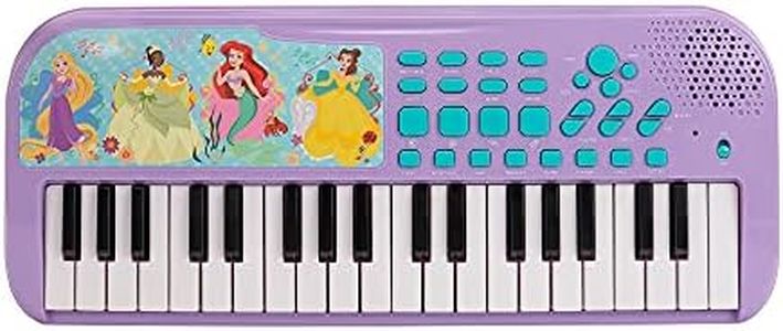 First Act Discovery Disney Princess Electronic Keyboard, 22 Inch - 37 Keys – Make Real Music, Sized for Kids - Record, Playback, Volume Control - Musical Instruments for Toddlers and Kids