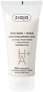 Ziaja Mascarilla y exfoliante facial con ácido hialurónico